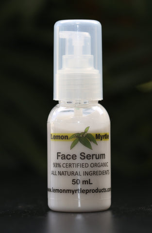Organic Face Serum with Lemon Myrtle