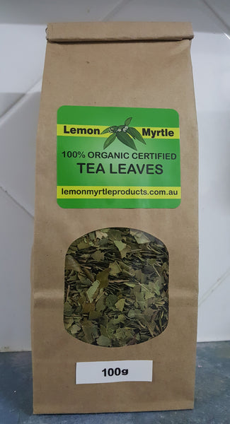 Lemon Myrtle Cut Leaf 100% Organic Certified- 2 size packs