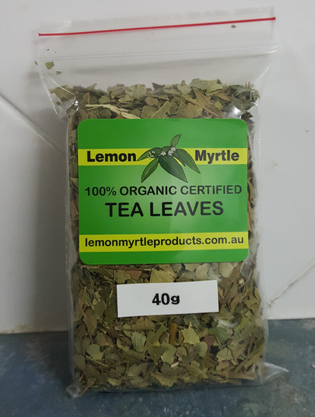 Lemon Myrtle Cut Leaf 100% Organic Certified- 2 size packs